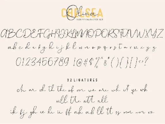 Chelsea Olivia | Font Duo