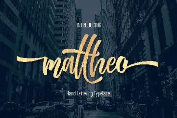 MATTHEO font