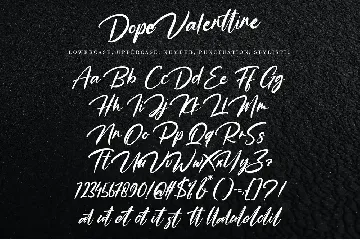 Dope Valenttine font