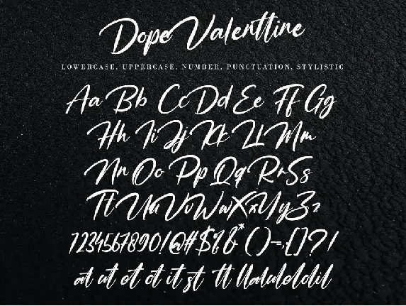 Dope Valenttine font