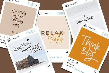 Chill In Lounge - A Chill Handwritten Font