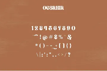 Oceania - Mesmerizing Typeface font