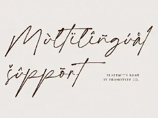 Blastmith - Stylish Signature Font