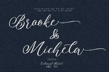 Bridallova - A Flourish Script Font