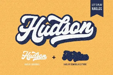 Haglos - Retro Script Font