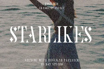 Starlikes font