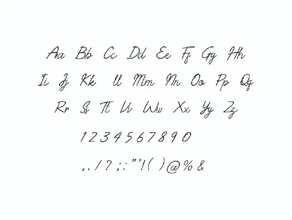 Drepton Olina Handwritten Font