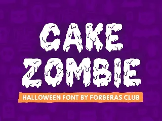 Cake Zombie font