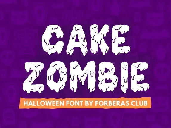 Cake Zombie font