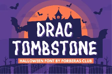 Drac Trombstone font