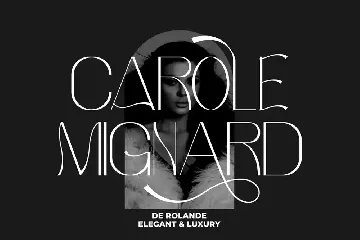 De Rolande - Luxury & Elegant Display Typeface font