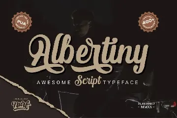 Albertiny font