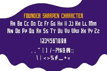 Founder Sharpen Modern Sport Display font