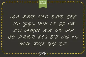 Gilly Script font