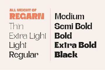 Regarn Font Family + Variable