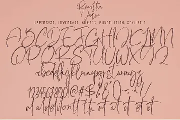 Renatha Joelia font