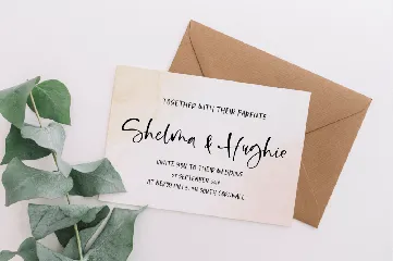 Shelma & Hugie font