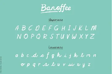 Banoffee font