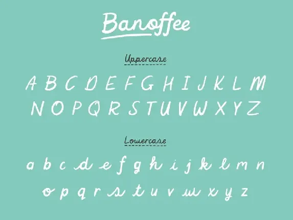 Banoffee font