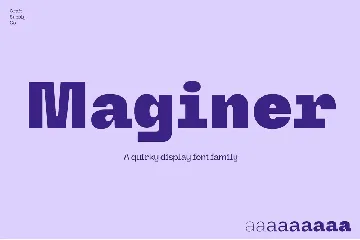 Maginer - Quirky Display Font Family