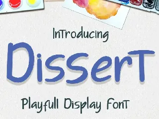 Dissert Playfull Display Font