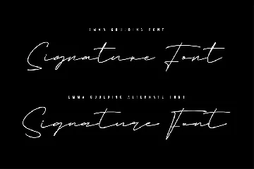 Emma Goulding Signature Collection Script Font