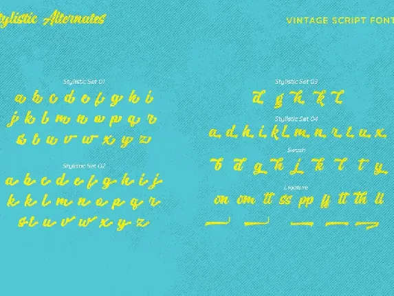 Vintage Scripter font