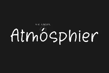 Atmosphier Notes Handwritten Font