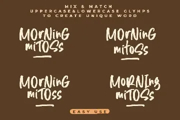 Morning Mitoss font