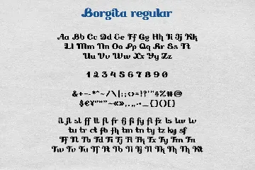 Borgita Script Calligraphic Font