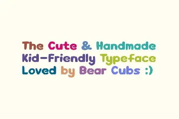 HollaBear - Cute & Playful Handmade Kids Font