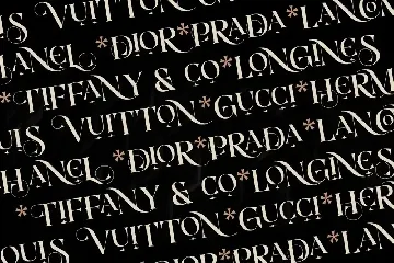 Bromolek - Luxury & Elegant Ligatures Serif font