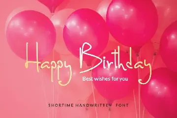 Shortime font