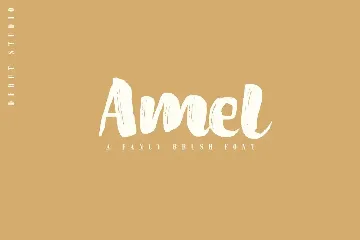 Amel Brush Font