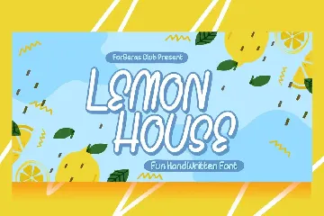 Lemon House font