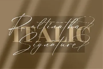 Reltinatha Signature Font