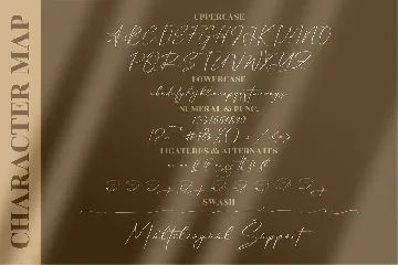 Reltinatha Signature Font