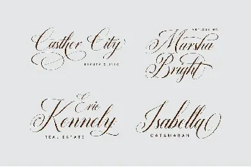 Quadrian - Elegant Script font