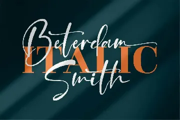 Beterdam Smith Signature Font