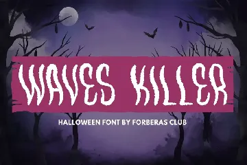 Waves Killer font