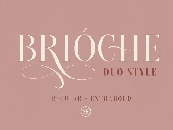 Brioche - Regular & ExtraBold font