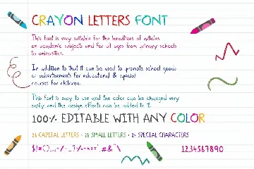 Oil Pastel Font