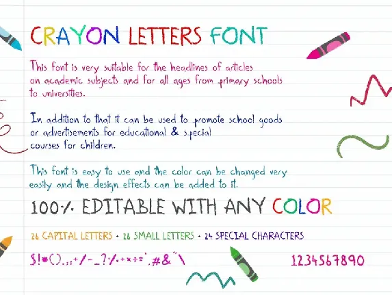 Oil Pastel Font