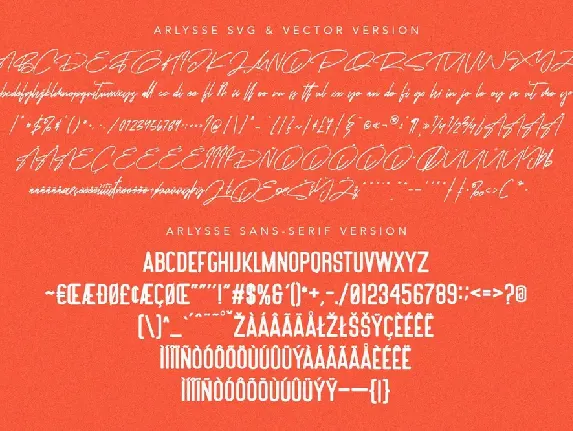 Arlysse SVG Brush Font Free Sans Serif Typeface