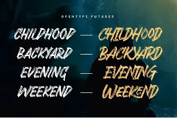 Grashrock - Freestyle brush font