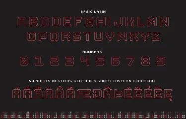 Nostromo Outline font