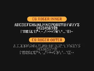 CS Roger Style Fonts.