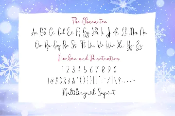 Warm Christmas font