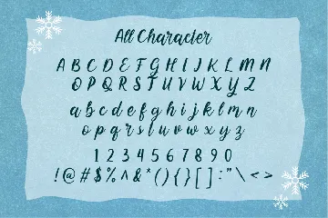 Snow Candy font