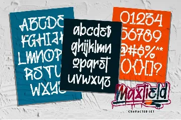 Maxtield | Graffiti Font